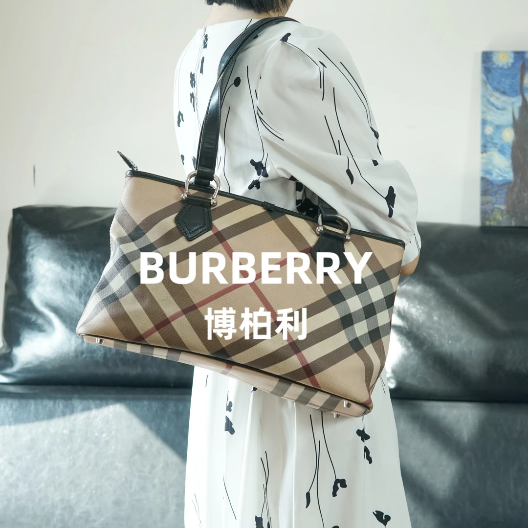 95新 BURBERRY/博柏利 格纹单肩包/ZZ09514021/4021