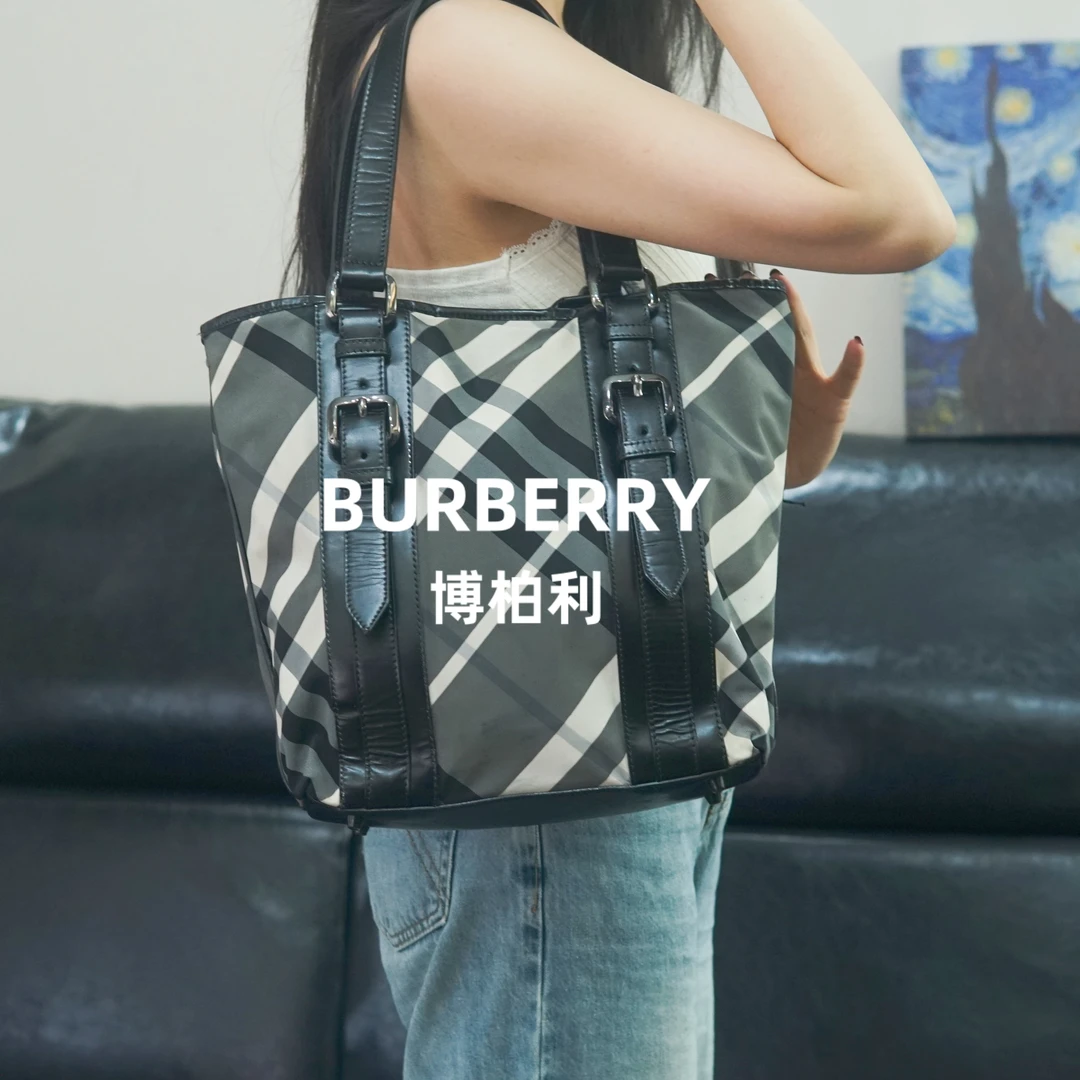 95新 BURBERRY/博柏利 格纹单肩包/FYXG08223617/3617