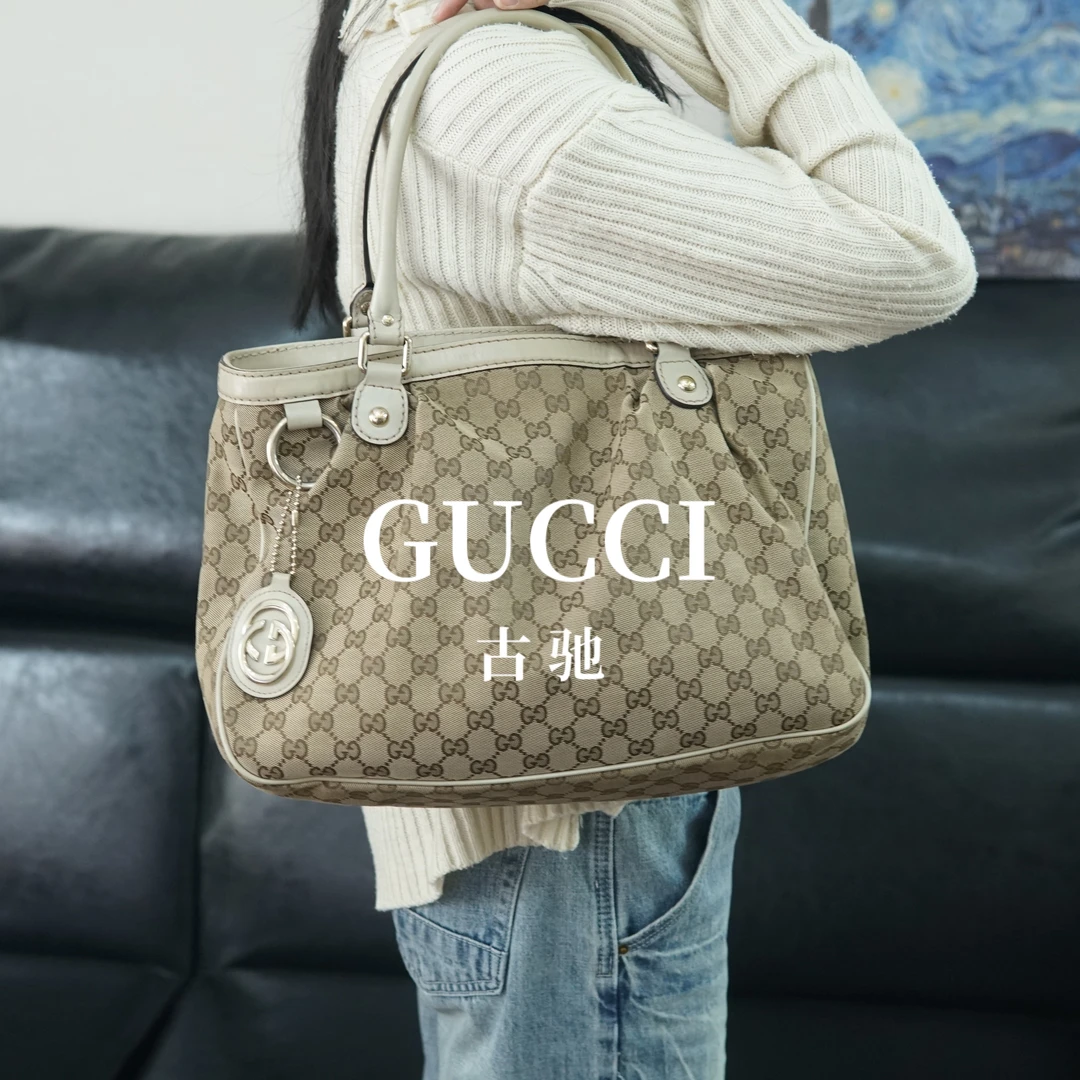 95新 GUCCI/古驰 老花单肩包/SB10710010/0010