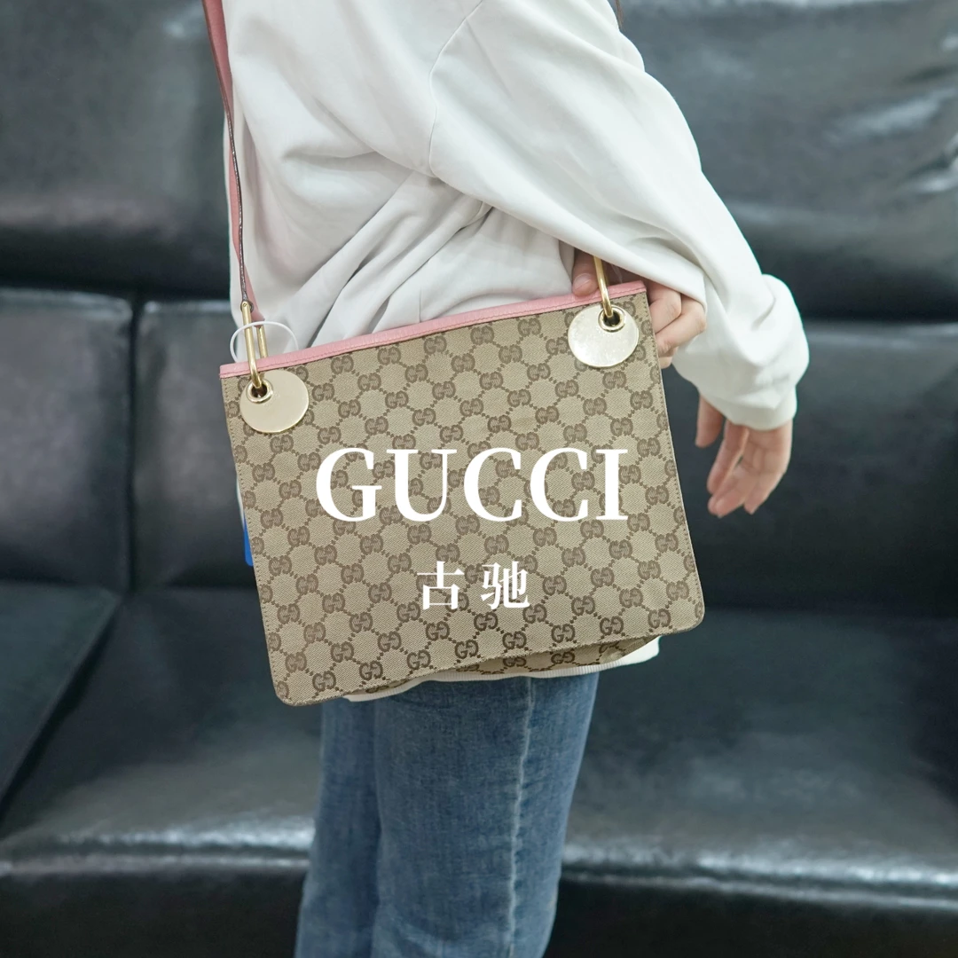 95新 GUCCI/古驰 老花斜跨包/YZ10501073/1073
