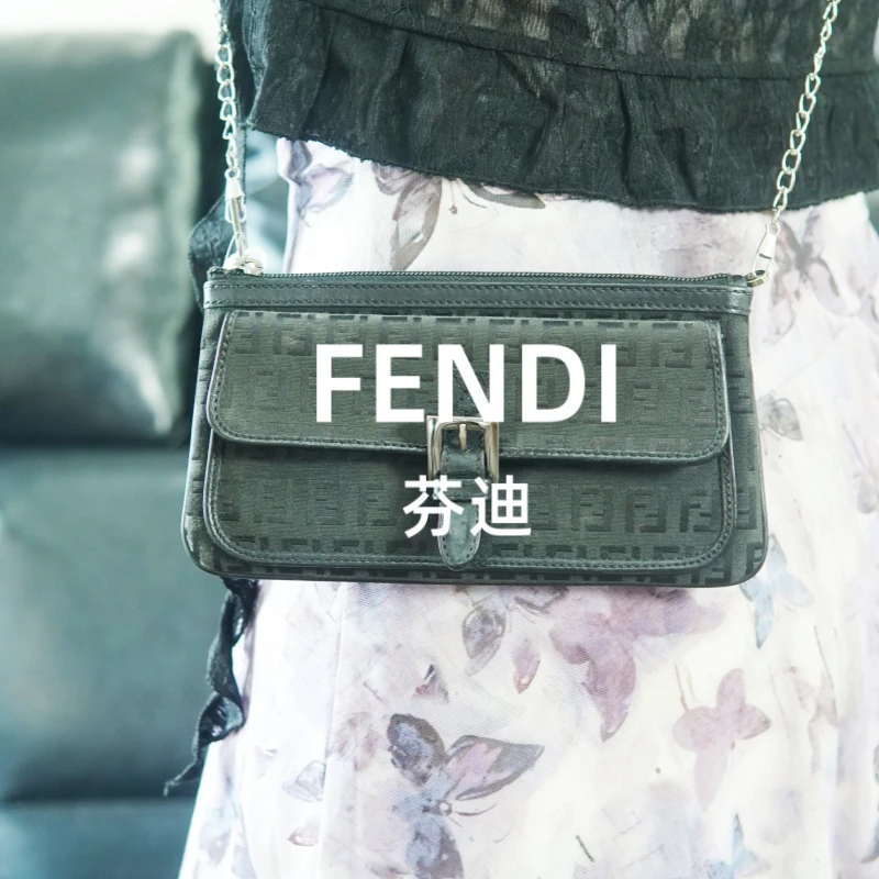 95新 FENDI/芬迪 链条小包/BB09423064/3064