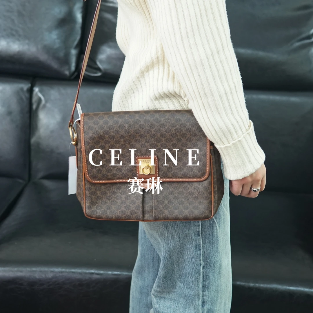 95新 Celine/思琳 思琳 老花斜挎包/JJ09125121/5121