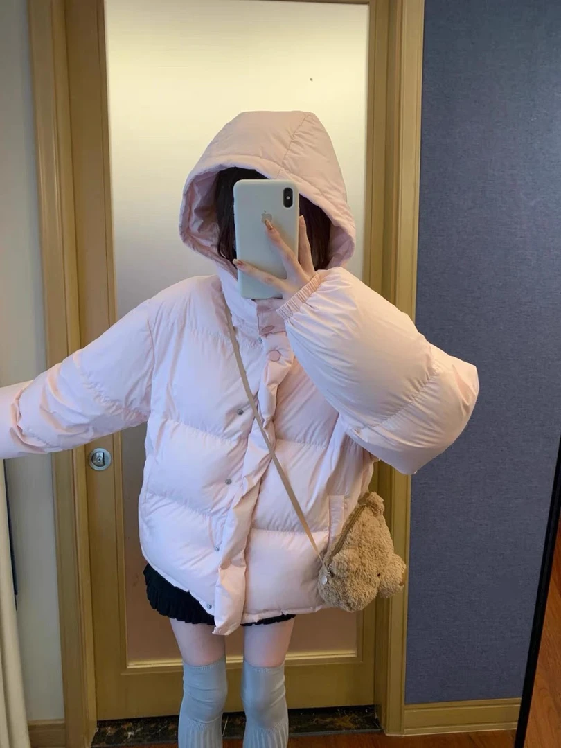 韩版棉服外套女冬季2024年秋冬新款学生棉衣加厚宽松保暖面包服