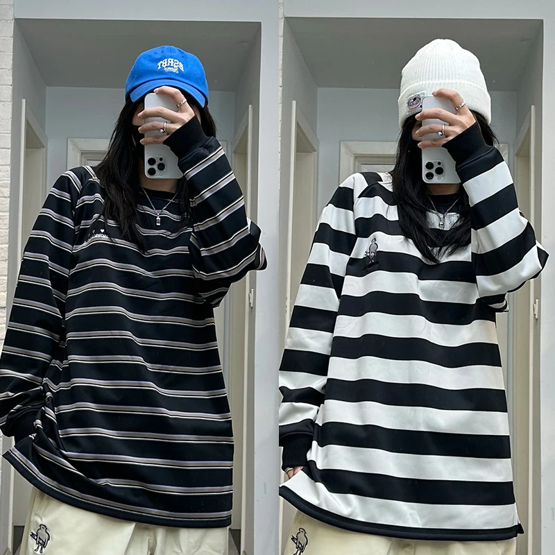 John snow韩版单板双板滑雪服防水背带裤内搭外搭卫衣加绒保暖