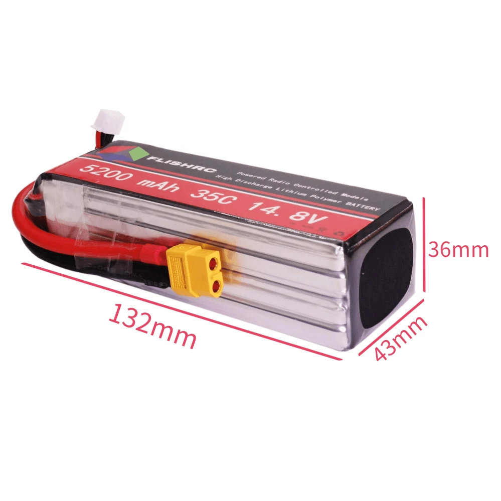 飞鱼 FLISHRC 5200mAh 4S/6S 35C 聚合物锂电池
