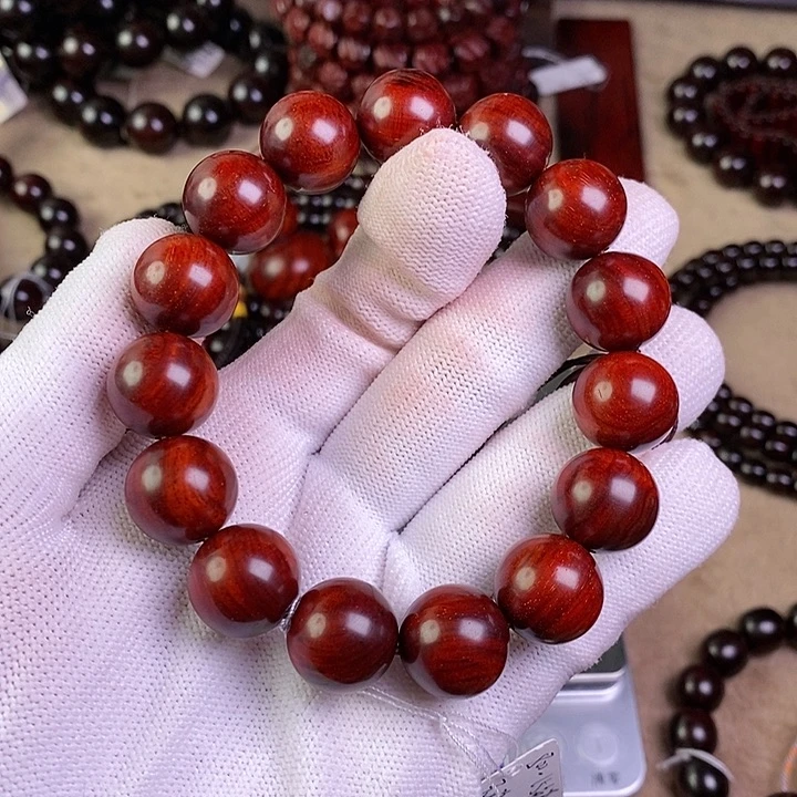 小叶紫檀手串/手链15树头鱼鳞