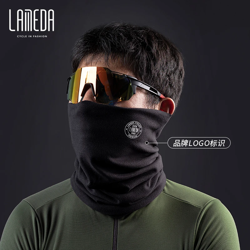 兰帕达透气秋冬自发热加绒保暖面罩脖套男女头巾围脖骑行面巾围脖