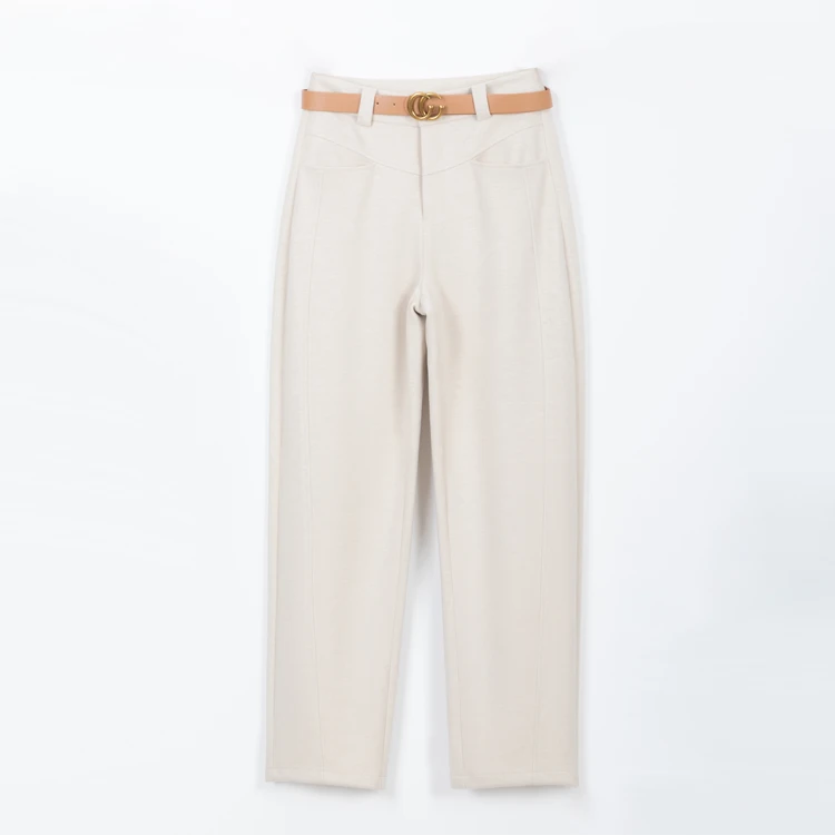 【云棉镰刀裤】9808 2023秋冬新款奥洲云棉羊 毛宽松显瘦保暖弯刀裤