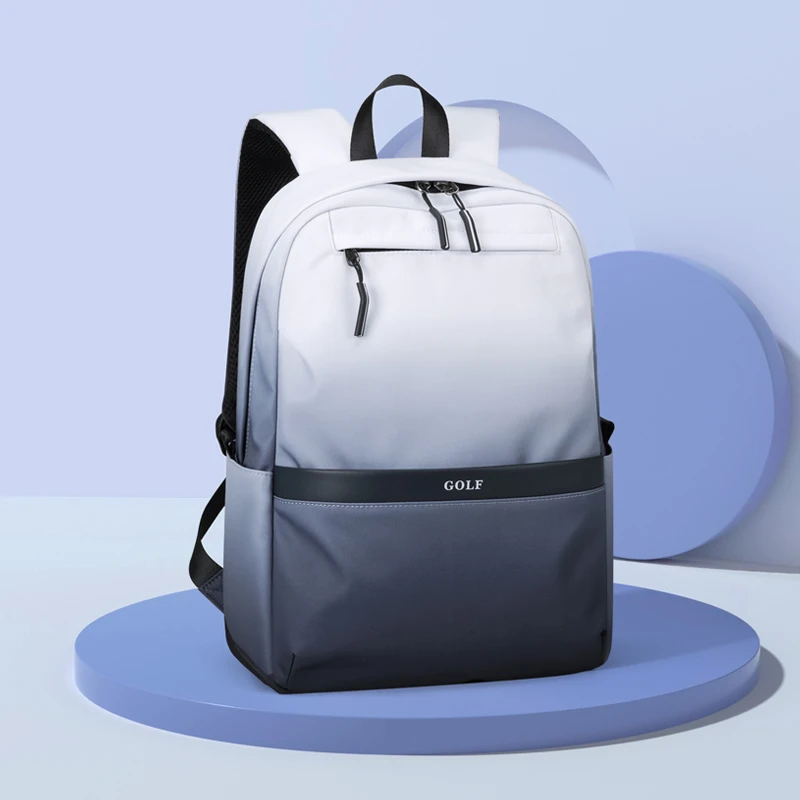 GOLF/高尔夫渐变色双肩包户外旅行背包15.6寸电脑包运动休闲书包