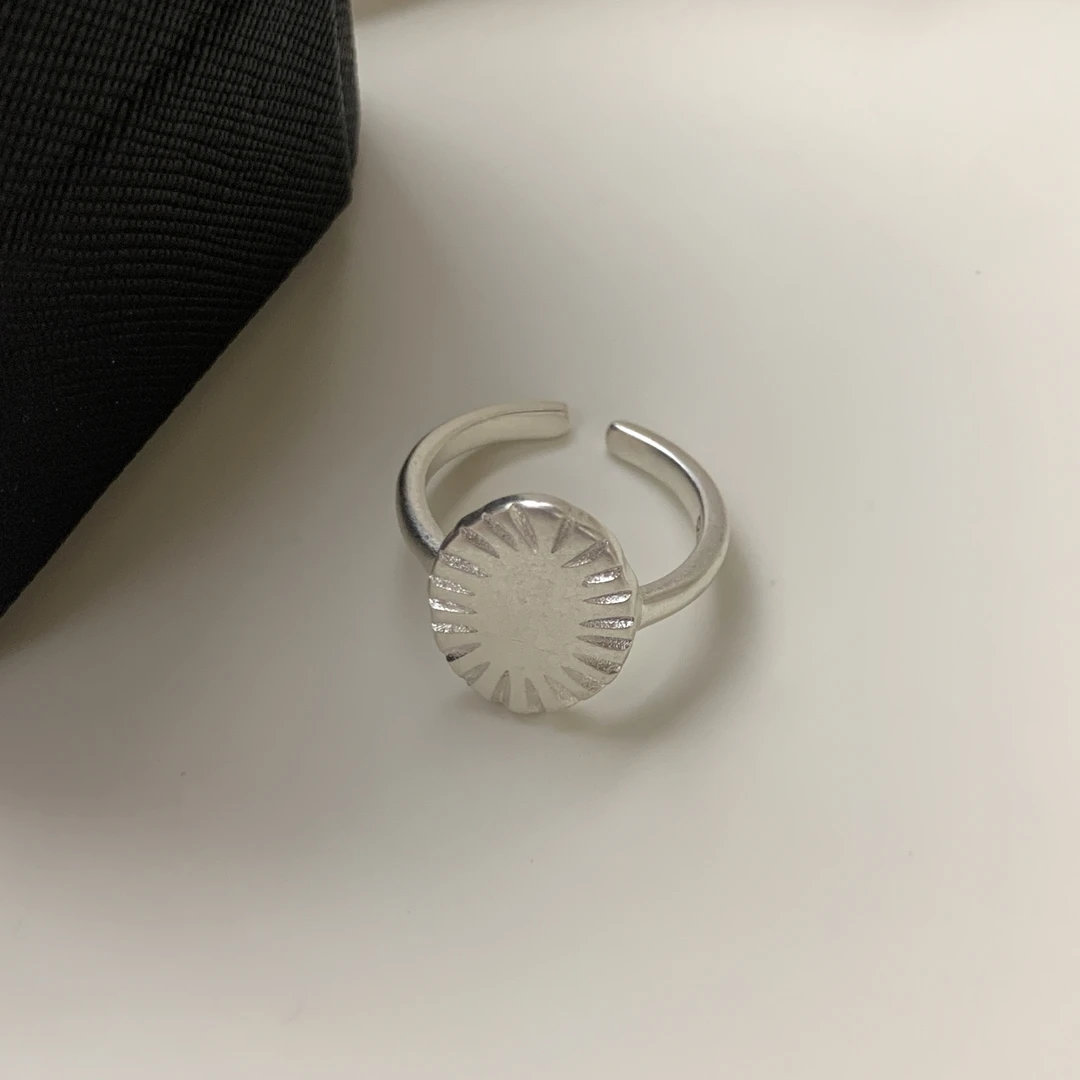 925银戒指 新款时尚百搭小众素款戒指#Sse693