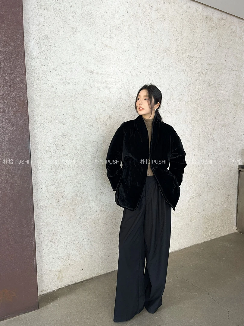 白白家-新国标90白鸭绒新中式盘扣羽绒服#88850