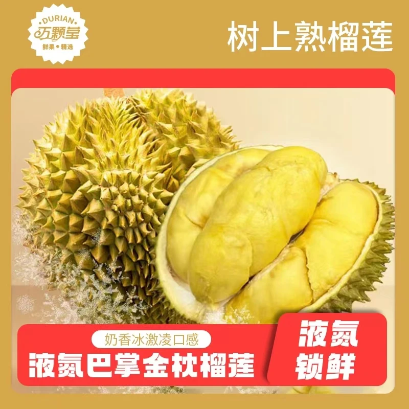 【液氮金枕】液氮巴掌金枕树上熟精品榴莲