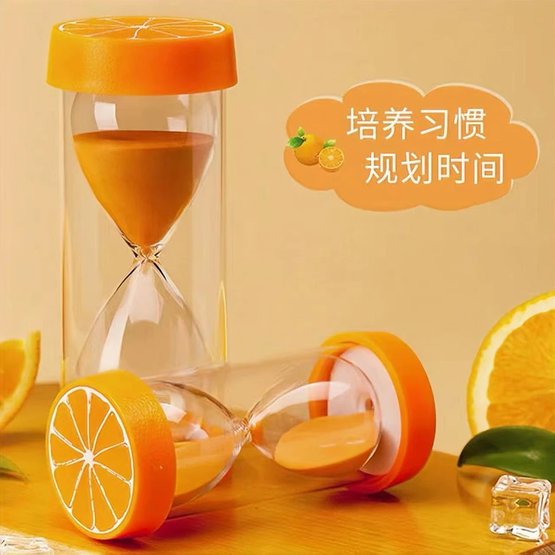 沙漏计时器儿童防摔3/5/10/15/20/30/45/60分钟 桌面摆件生日礼物