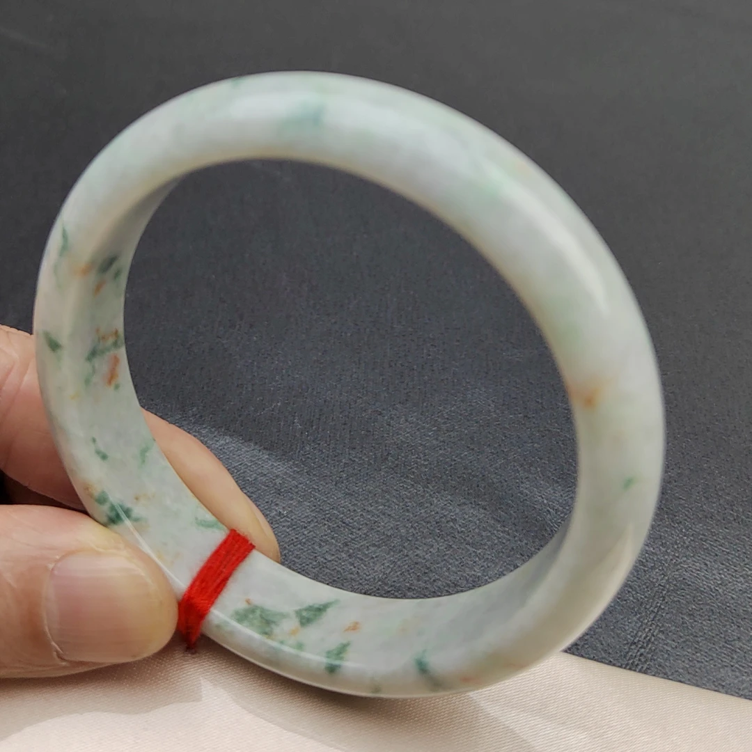 桂花糕翡翠手镯62.4mm