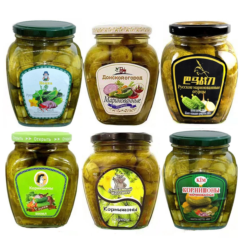 原装进口酸黄瓜俄罗斯风味酸黄瓜罐头越南进口食品特产品牌零食