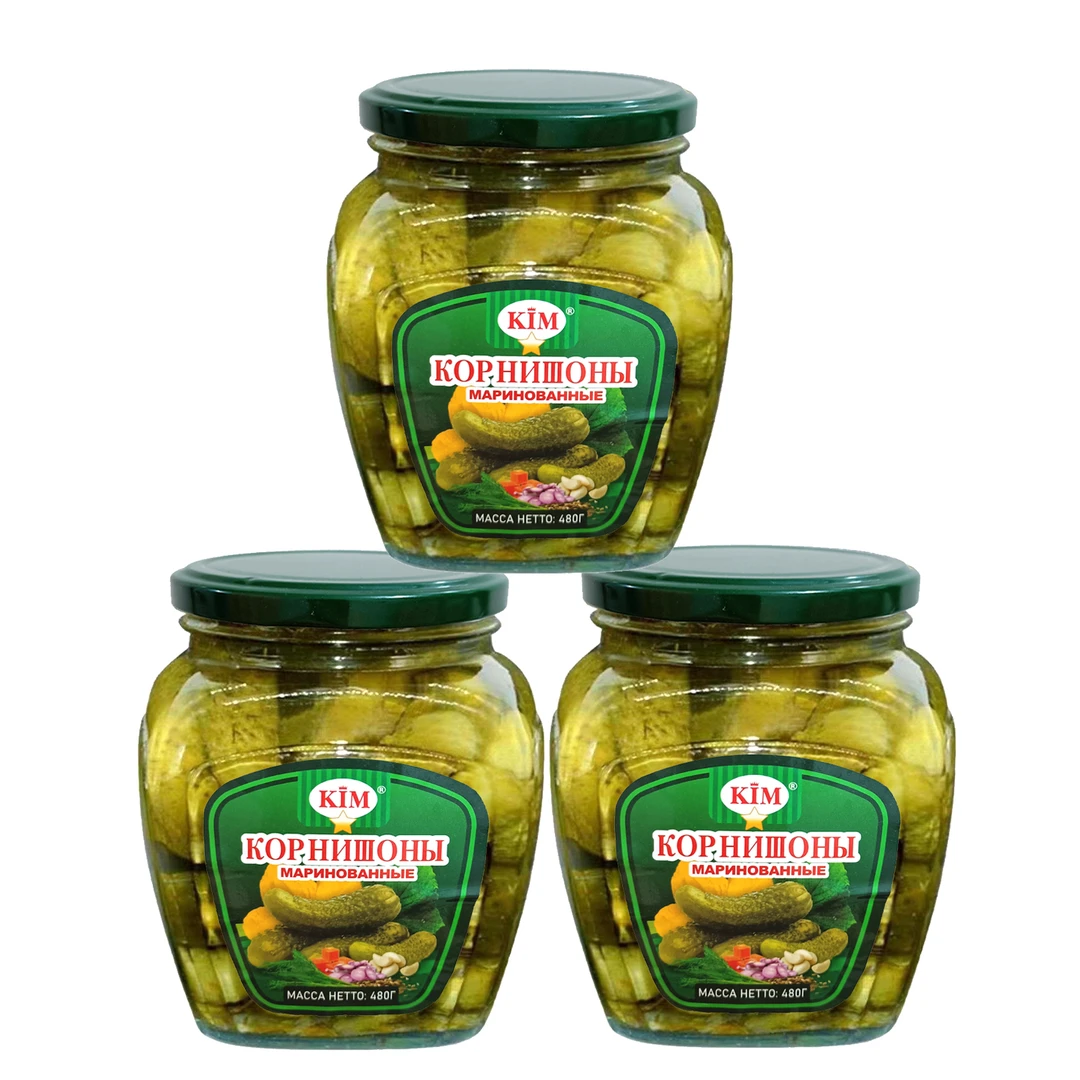 【一份3瓶】原装酸黄瓜俄罗斯风味酸黄瓜罐头越南进口食品即食零食