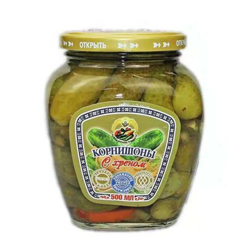 【2瓶】原装进口俄罗斯酸黄瓜风味爽脆爽食品越南进口口感清脆品牌