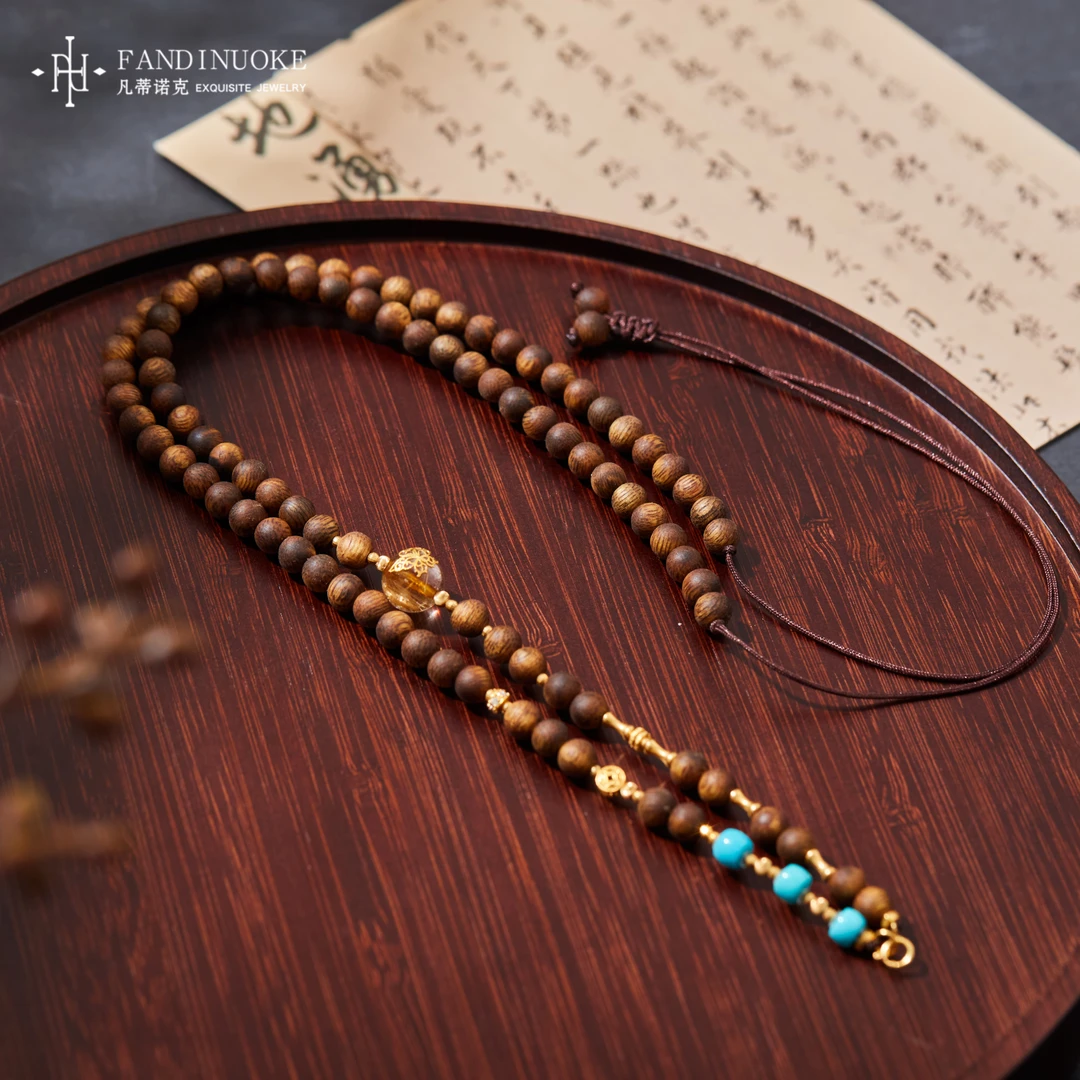 【加加专属】18K沉香项链多样性发一#XYGD233077-A