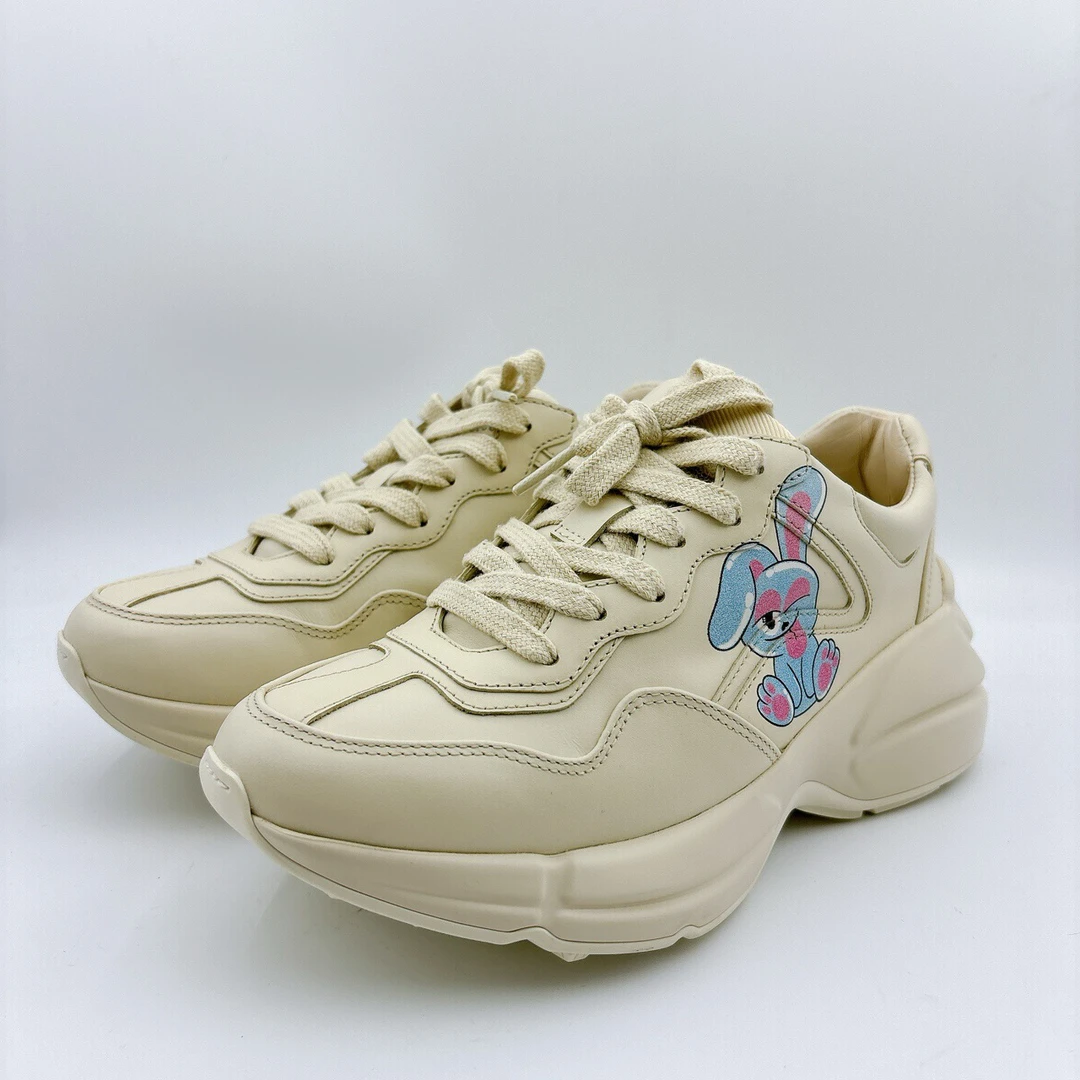 98新/古驰/Gucci35.5码/兔子字母印花老爹鞋/BM00864