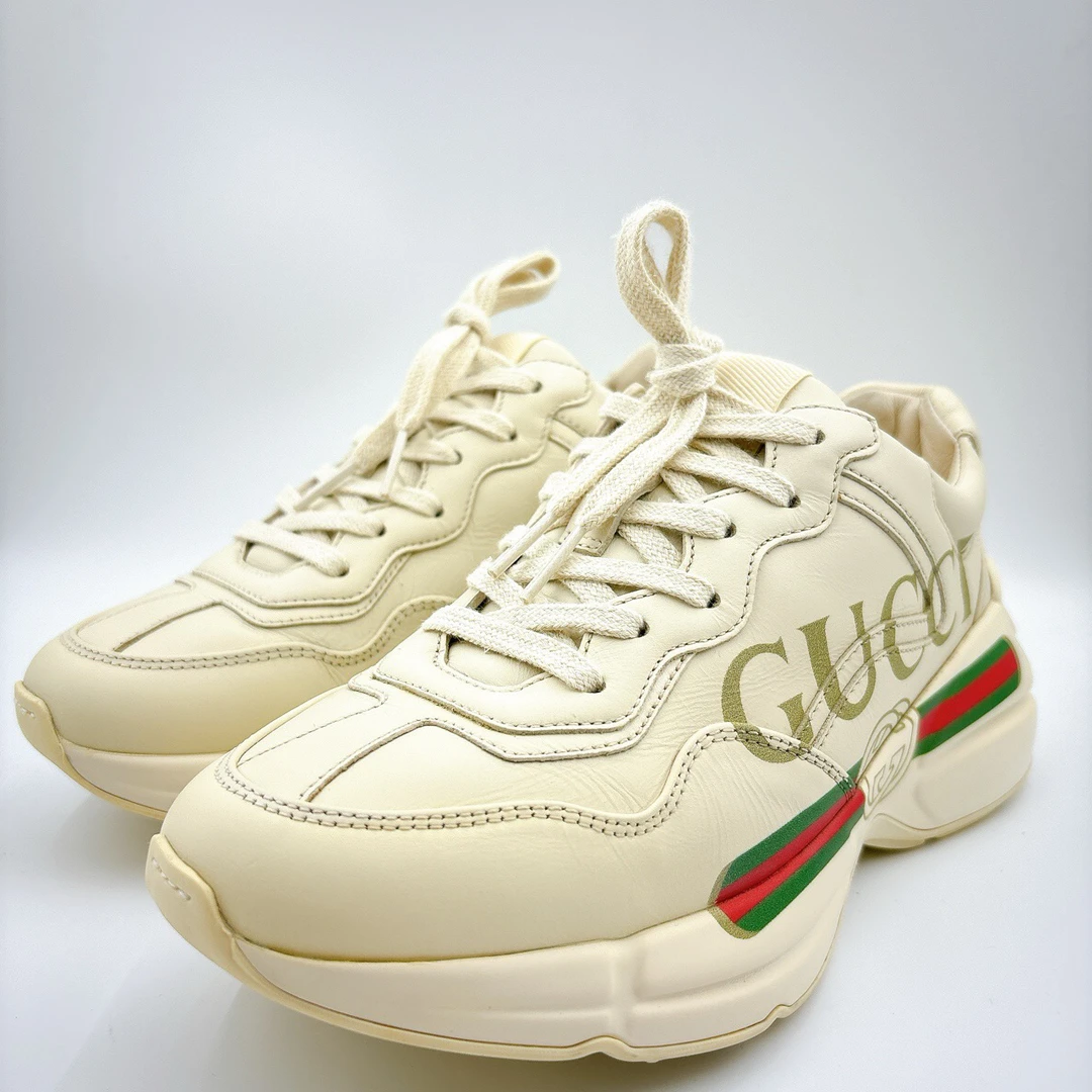 98新/古驰/Gucci36.5码/经典腰带印花老爹鞋/BM00956