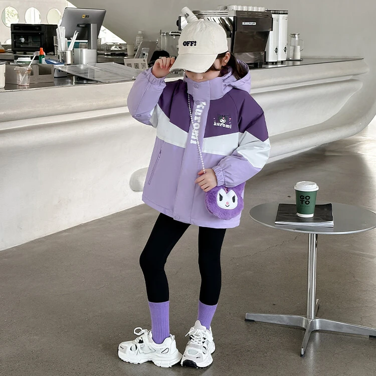 女童冲锋衣三合一可拆卸防风羽绒服内胆大童冬季2023新款儿童外套