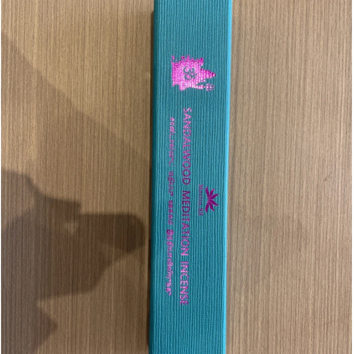 印度红檀冥想熏香30枝+香柱插家用熏香净化空气除味