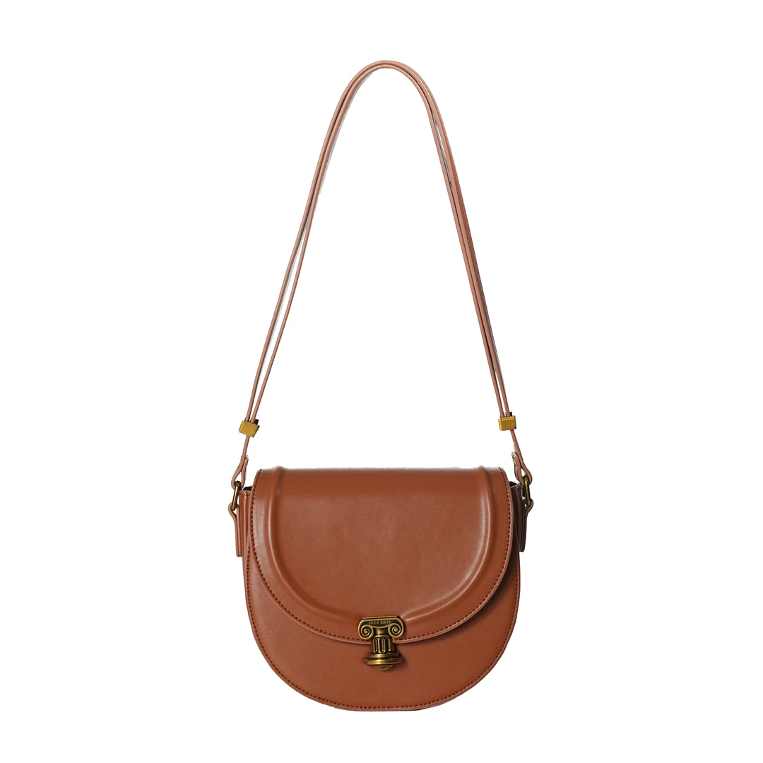 【浩哥好物】秋冬新款罗马柱单肩斜跨马鞍包 HD2151B