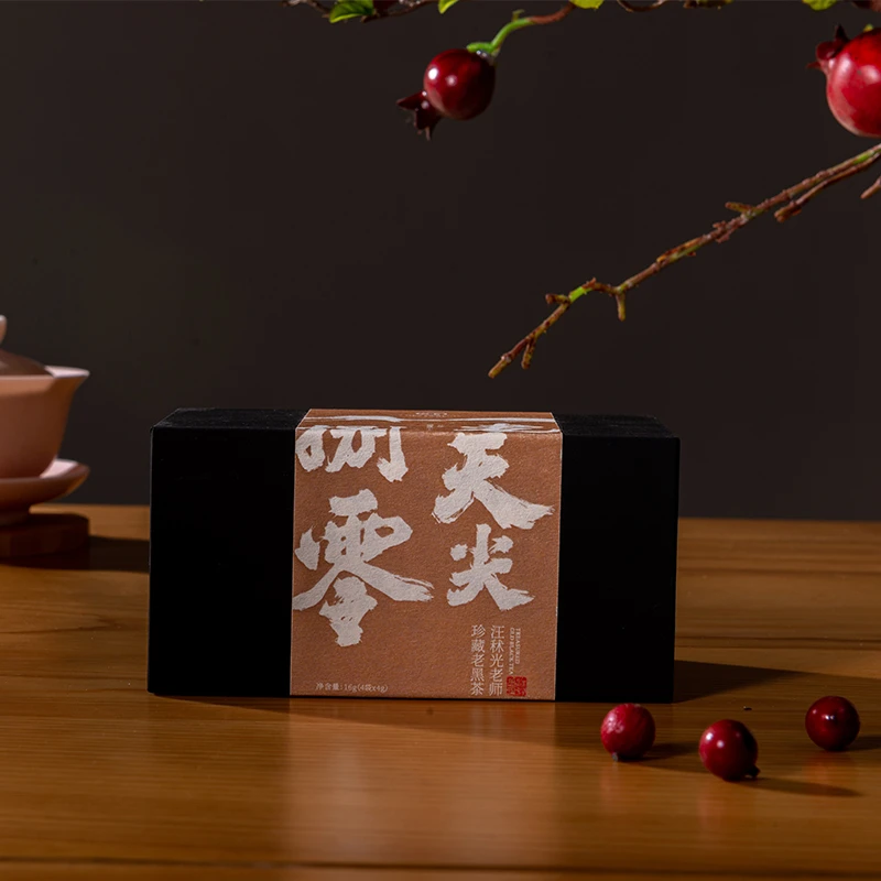 C0.5/零点伍1980年老天尖/汪老师珍藏老茶叶参香陈香高端陈年黑茶