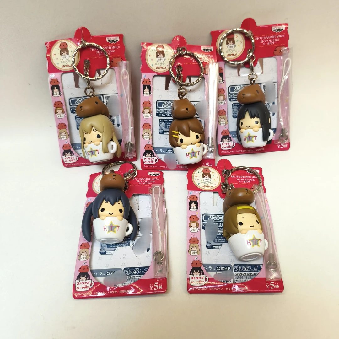 日版 眼镜厂 轻音少女 卡皮巴拉联名款 茶杯系列 景品 挂件 手办