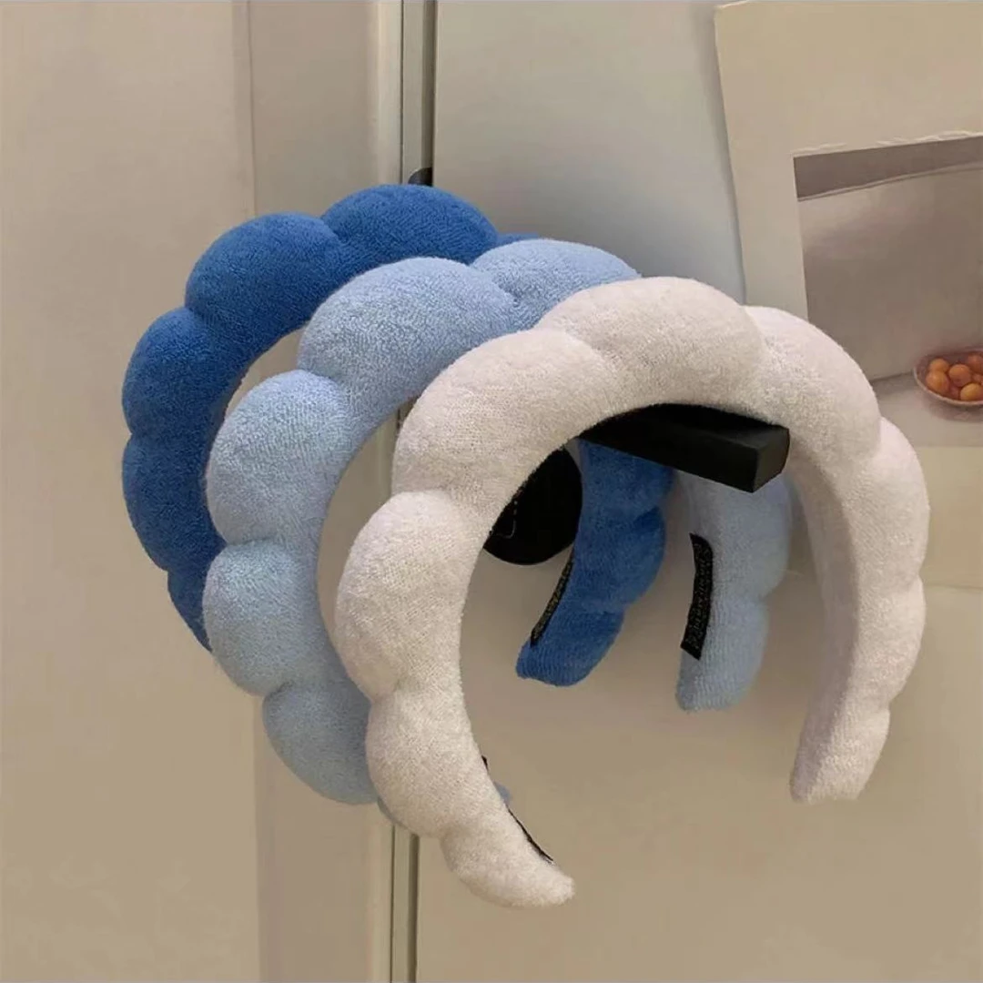 海绵云朵发箍女款化妆专用头箍高颅顶发卡网红洗脸发捆头饰百搭