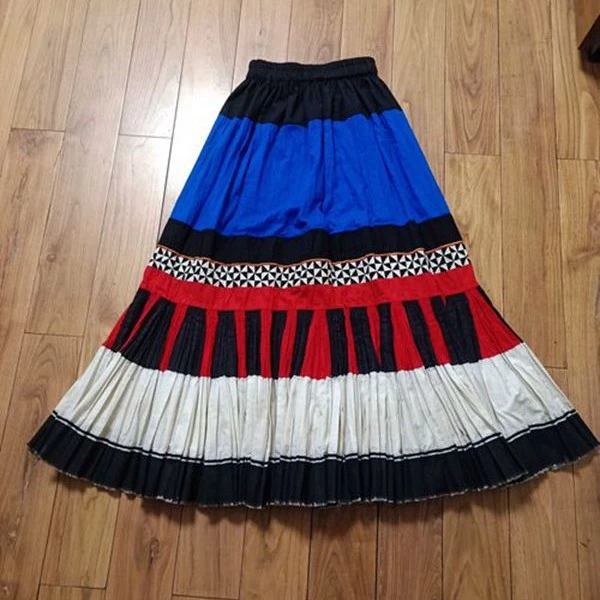四川大凉山彝族民族特色风大摆裙