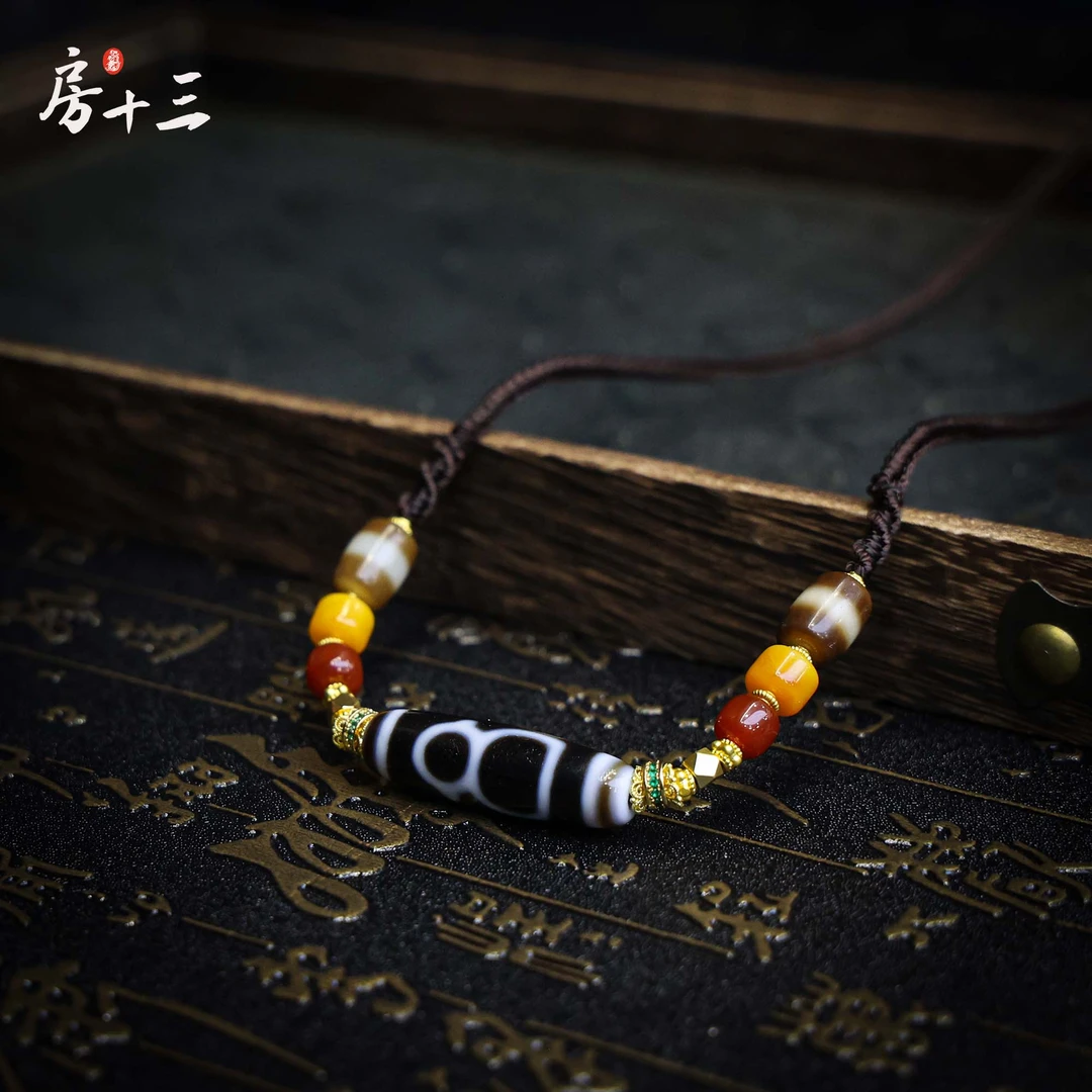 【十三专属】行运·鱼跃龙门玛瑙锁骨链