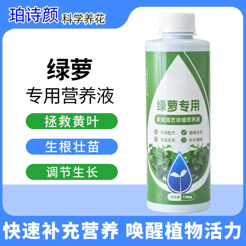 绿萝肥料专用营养液水培水养花肥家用盆栽植物通用型养花花卉绿植