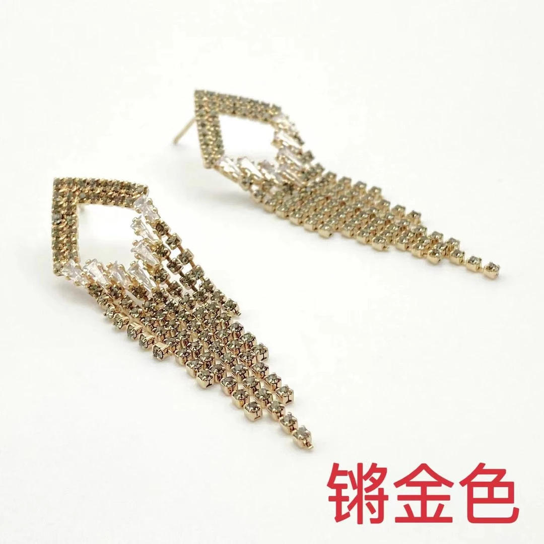 名式 铜合金耳饰 ——木木(GL26)锵金色 时尚耳饰
