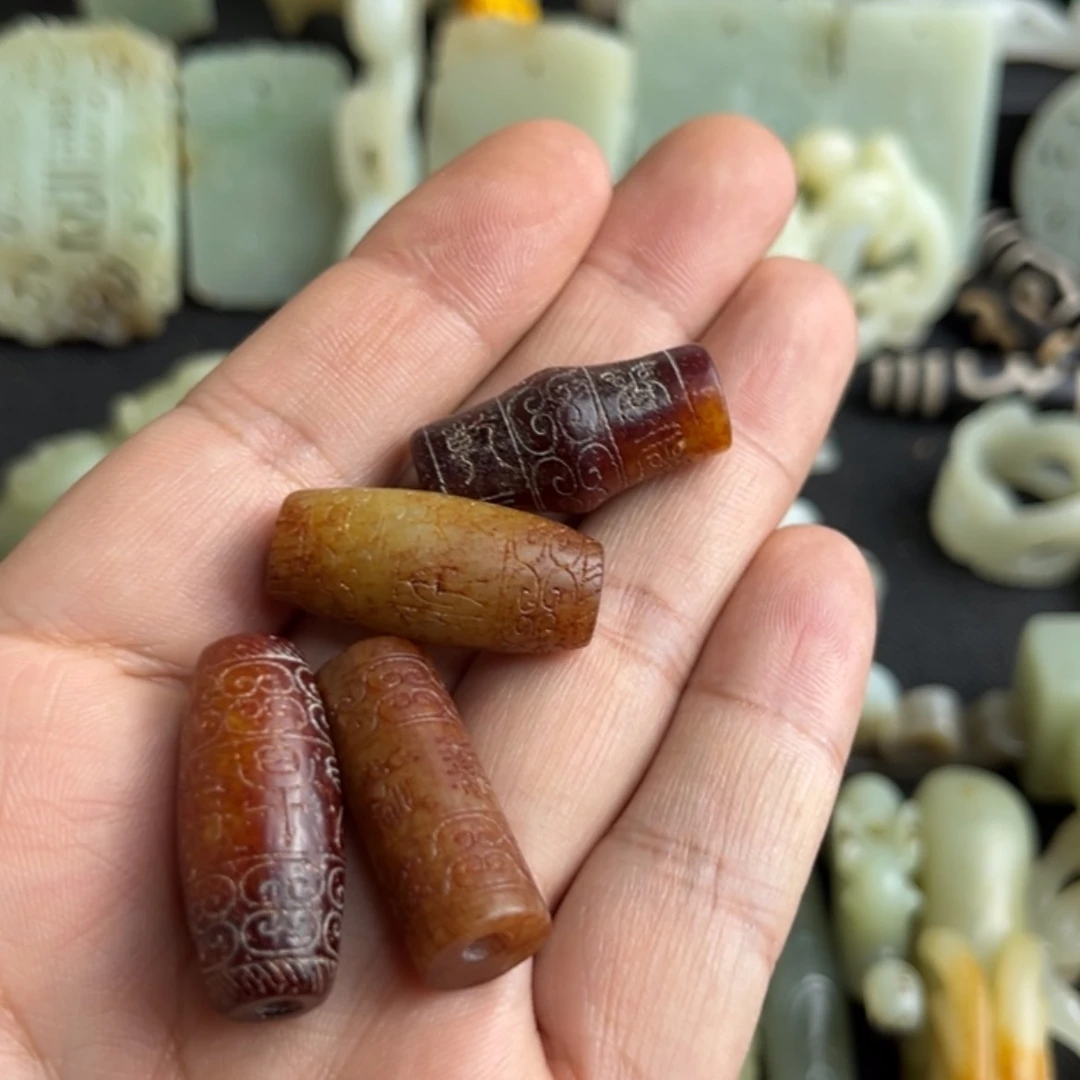 【闪购商品】和田玉（糖玉）颈饰未镶嵌用****1