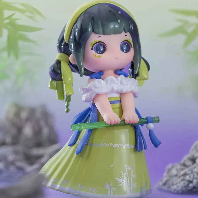 【拆盒】又梨四代入画如梦卷盲盒国风摆件潮玩公仔手办摆件周边
