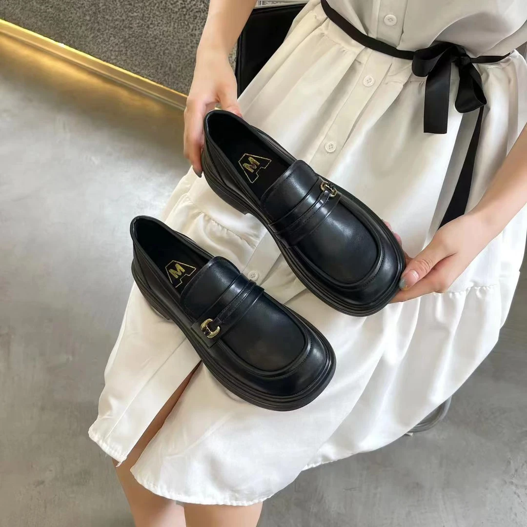 新款百搭舒适款女士乐福鞋5977-1