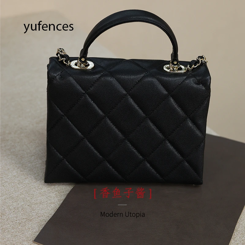 与樊 · #清版捡漏 香鱼子酱 经典复古轻奢单肩包＃6139