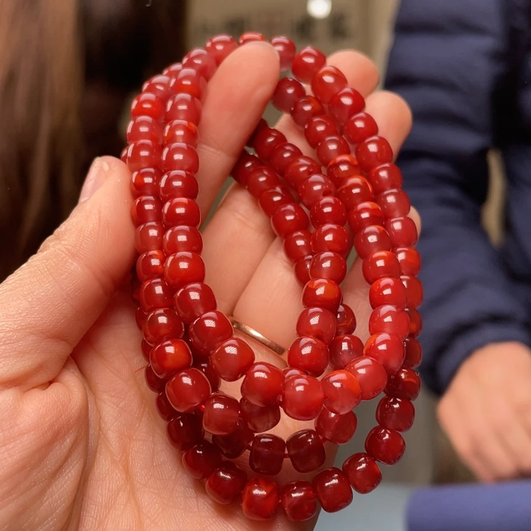 【闪购商品】南红玛瑙手串未镶嵌乐*