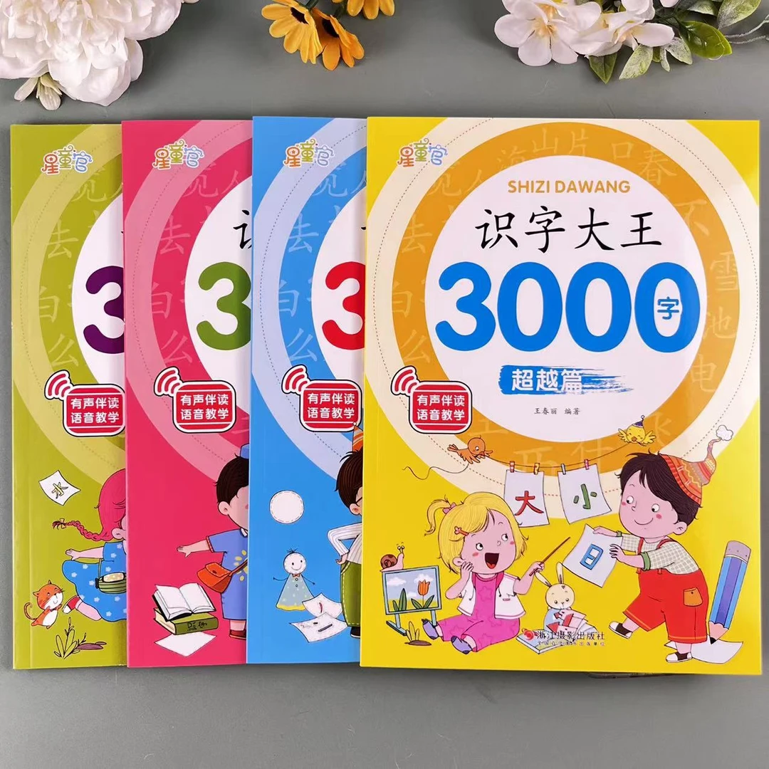幼小衔接识字大王3000字起步篇/进阶篇/提高篇/超越篇 幼儿园小学