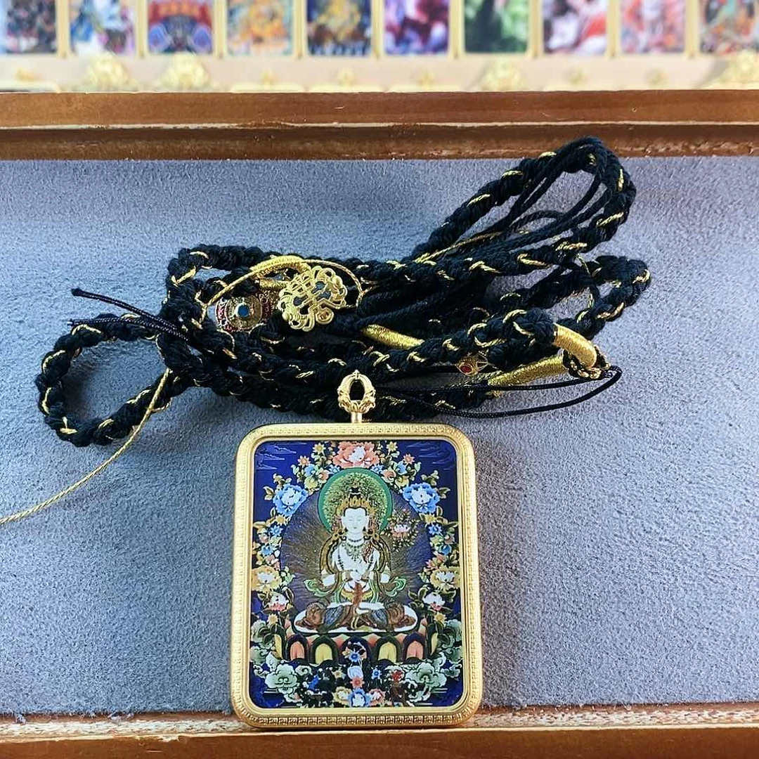 吊坠大势至菩萨唐卡唐卡