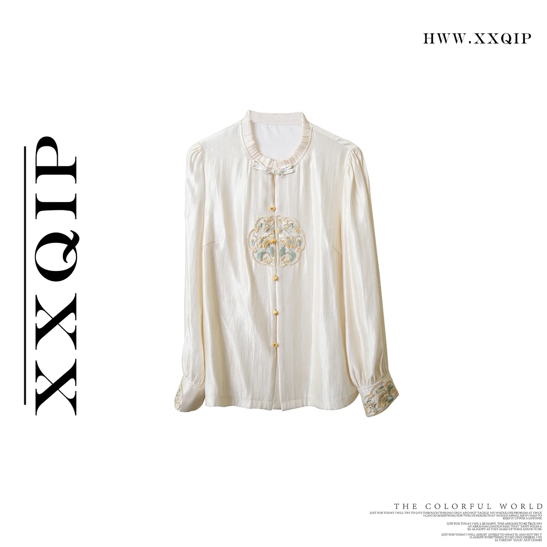 【老板推荐】新款新中式国风时尚优雅气质衬衣XX20020Y