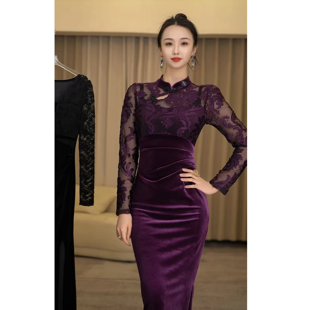 西西推荐【】新中式国风修身时尚显瘦旗袍气质SXXAQ404295