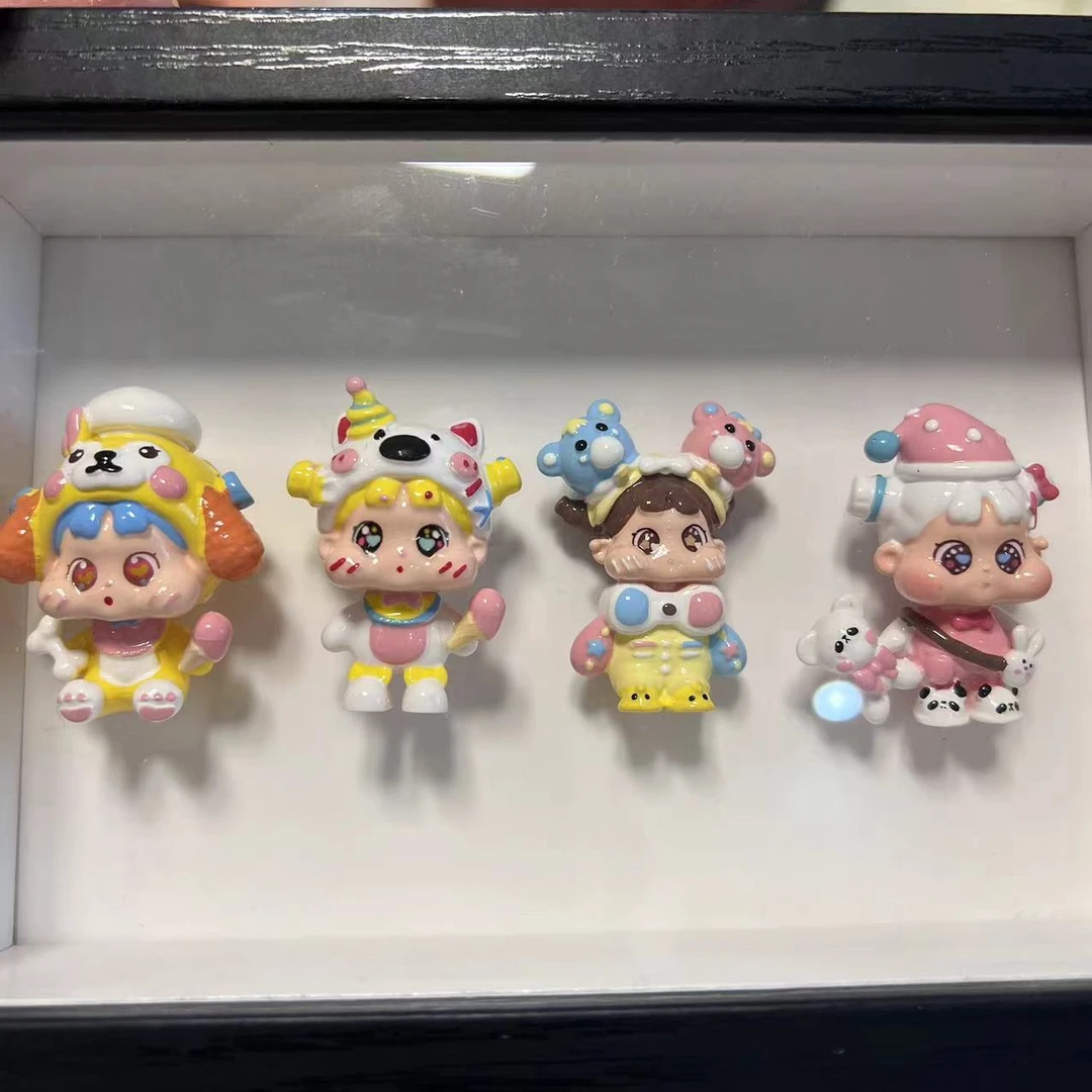 【现拆】DIY萌粒mini潮玩改娃工艺摆件手工工艺品手链手绘娃