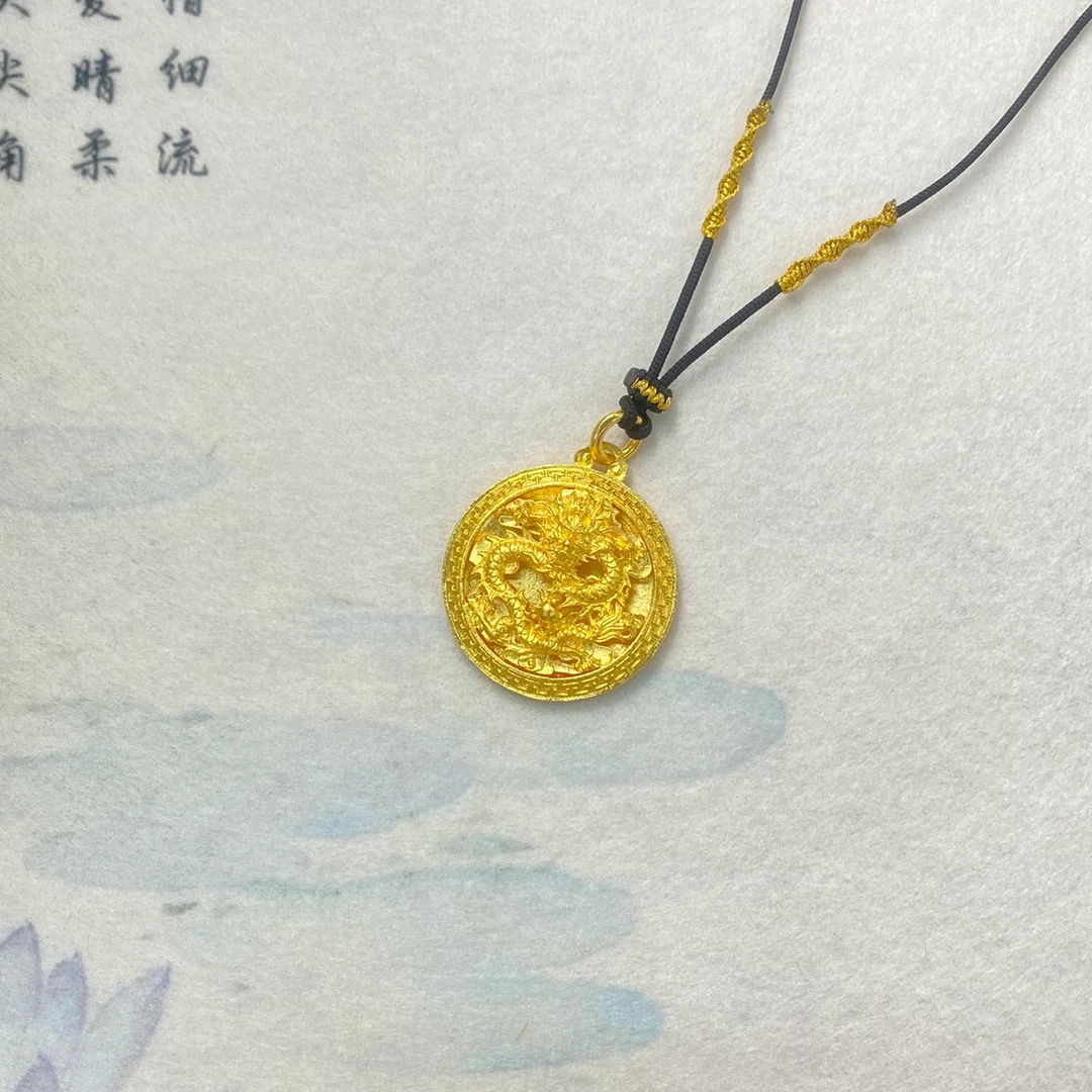 合金吊坠 足银吊坠 八宝龙牌吊坠  包银时尚精美