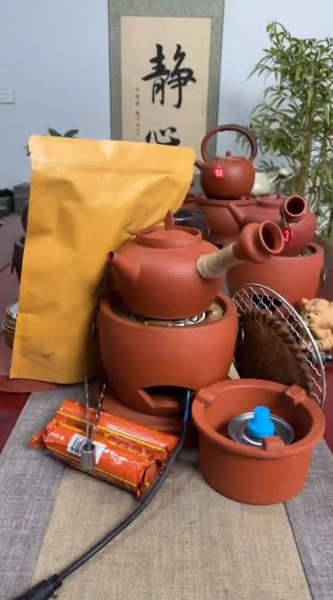 【闪购商品】瓷瓷福星炉＋如意壶＋电炉丝10件套