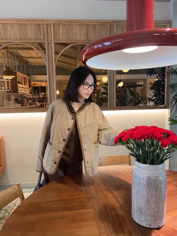 【清仓】不退换 “至轻棉服”轻量高密 皱感肌理保暖圆领宽松百搭棉衣