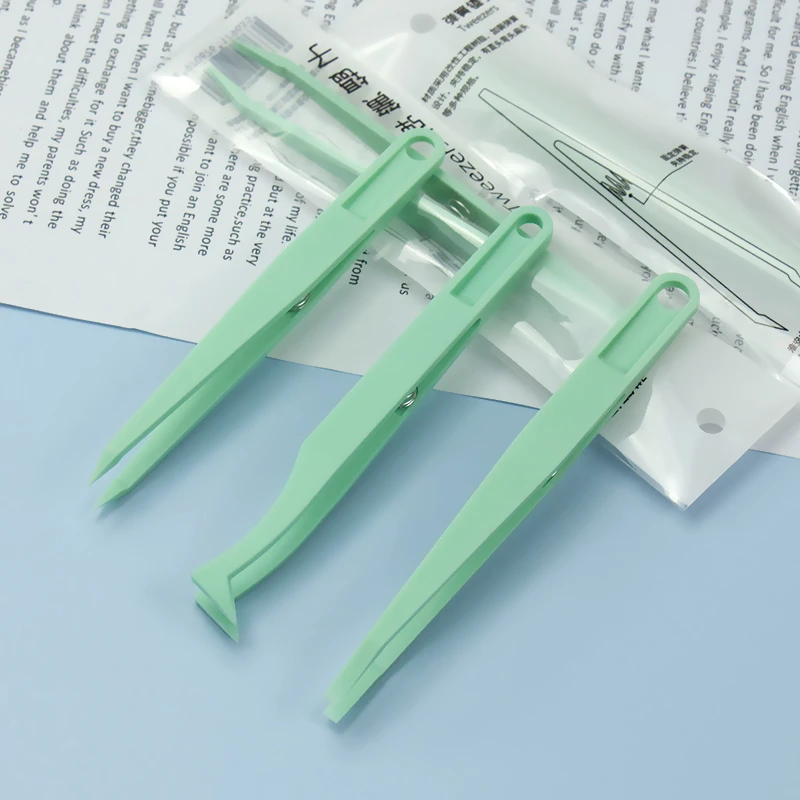 手帐镊子贴纸工具可爱手工聂子专用手账咕卡镊子多肉diy小夹子