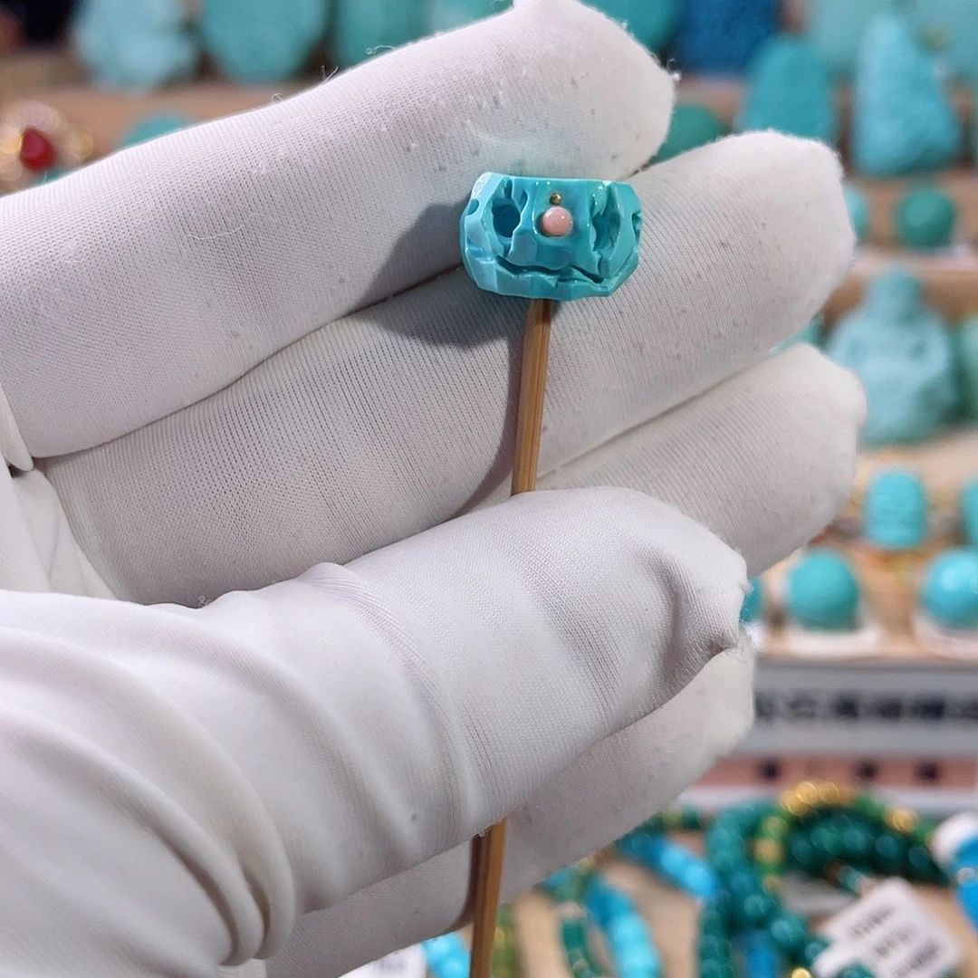 绿松石珠宝奇石未镶嵌