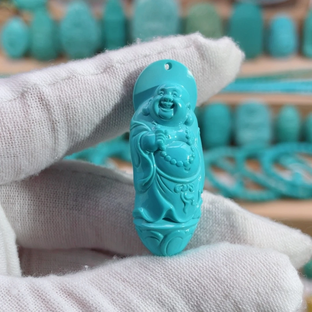 绿松石珠宝奇石未镶嵌